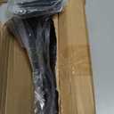 12 Pack - 11 inch Black Hidden L Shelf Bracket (1/5 Inch Thicked) Iron Floating Shelf Brackets Rustic Industrial Metal Brackets for Shelf Support