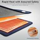 Heating Pad for Neck and Shoulders and Back Pain Relief, Large Size 24X34 Electric Heating Pad with 9 Heat Setting & 4 Auto-Off Timers - Mothers Day & Birthday Gifts for Women Men Mom Wife