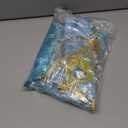 Akokvlar Girls Arabian Princess Costume Halloween Party Dress Up Outfits (Blue, 6-7 Years)