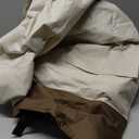 Amazon Basics 2-Seater Deep Lounge Sofa, Outdoor Couch and Patio Furniture Cover, Waterproof, Anti-UV, Water Resistant, Durable, Beige/Tan