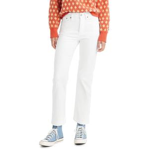 Levi's Women's Wedgie Straight Jeans, White Stonewash, 27