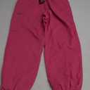 Niaahinn Scrubs Set for Women Nurse Uniform Jogger Suit Stretch Top & Pants with Multi Pocket for Nurse Esthetician Workwear Pink M