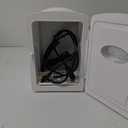 Frigidaire 6 Can/4L Capacity Mini Personal Retro Fridge Cooler Portable and Versatile, Includes AC Power Cord & 12V DC Car White