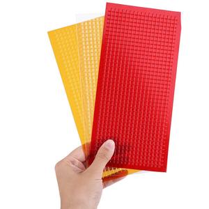 Car Lens Repair Kit Headlight Restoration Tail Light Repair Tape Kit Auto Headlight Tail Light Repair Tape Lens Repair Film Tools, 3Pcs Red Yellow Clear Car Headlight Taillight Restoring Kit