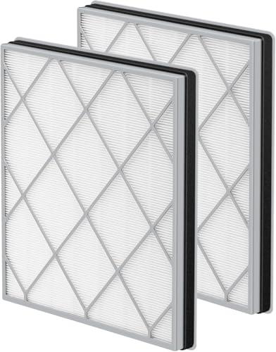 HE401 Filter Replacement for Shark Air Purifier 4 Compatible with Shark 4 Fan Air Purifier HE400 Series, HE401, HE402, HE402AMZ, HE402C, HE405, UA415, HE4FKBAS, HE4FKPET, HE4FKPETMB, HE4FKPRO, 2 Pack