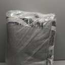 WITSHOCK 7x9 Dark Grey Living Room Rug - Washable Boho Soft Modern Geometric Low Pile Moroccan Trellis Pattern Large Thin Rug for Bedroom Dining Room, Carpet for Nursery Playroom, Eco-Friendly, 84x108