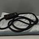 Toozey Medium Pet Heating Pad, 28x20 in, 6 Temp Settings, Timer, Waterproof, Chew-Resistant Cord, for Dogs and Cats (Grey)