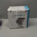 Belwares Mixing Bowls with Lids Set of 5 - Stainless Steel Mixing Bowl Set, Kitchen Nesting Metal Bowls with Non Slip Bottoms + 3 Grater Attachments, Airtight Lids, Food Prep + Storage, Matte Black