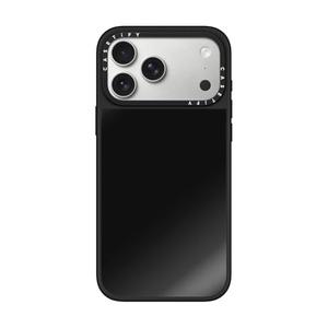 CASETiFY Mirror iPhone 17 Pro Max Case [Reflective/Compatible with Magsafe / 4.9 ft. 1X Military Grade Drop Protection] - Black On Black