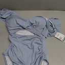 B2prity Women's One Piece Swimsuit Ruffle Cutout Bathing Suits Slimming Tummy Control V Neck Wrap Swimwear Size M