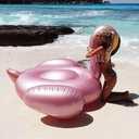 Jasonwell Giant Inflatable Flamingo Pool Float with Fast Valves Summer Beach Swimming Pool Floatie Lounge Floating Raft Outdoor Party Decorations Toys for Adults (XXXL)