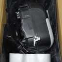 Bonsaii Paper Shredder for Home Use, 3.4 Gal Wastebasket, 6 Sheet Crosscut Paper Credit Cards, Staples, and Clips Shredder for Home Office Use, Portable Handle Design (C237-B New Version)