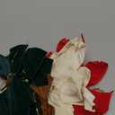 12 Pcs Velvet Bows for Christmas Tree 6 Inch, Vintage Christmas Bows Holiday Ornaments Wreath Gift Bow for Garland DIY Craft Wrapping Decor (Red, Khaki, Brown, Green)