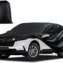 Car Cover Custom Fit for Honda CRV 1997-2025, Toyota RAV4 1996-2025, Waterproof All Weather for Automobiles Full Exterior Cover Rain Sun Snow Protector with Door Zipper