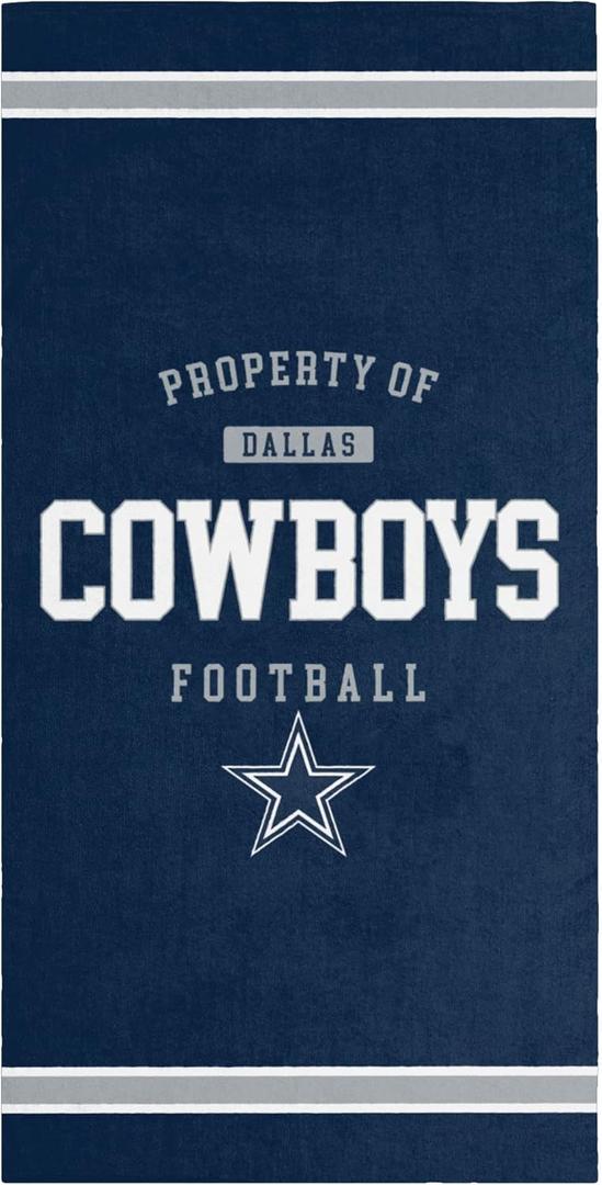 NFL Property of Team Logo 60" x 30" Beach Towel