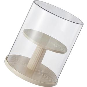 360 Degree Rotating Action Figure Display Box Anime Models Showcase Collectibles Storage