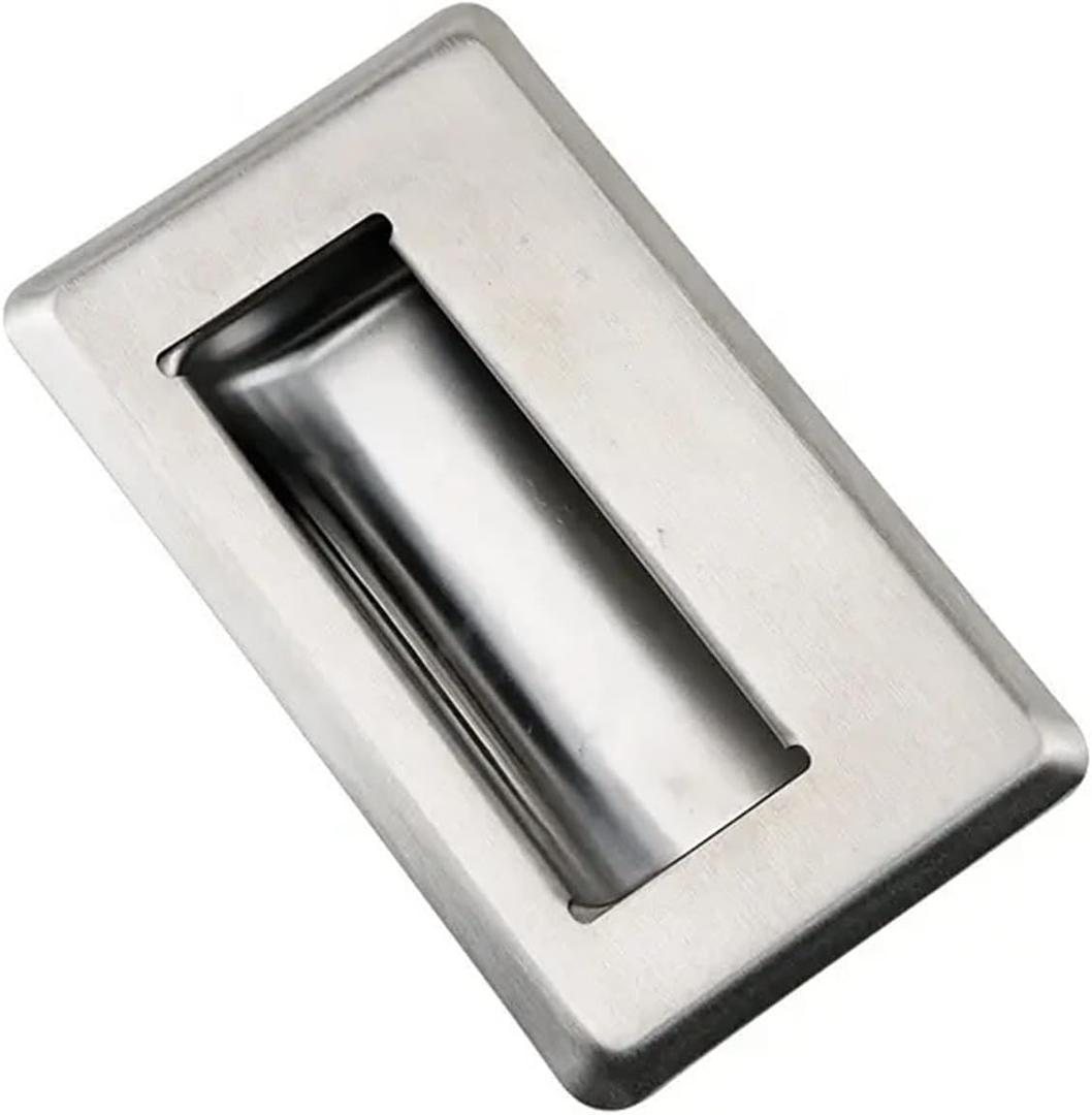 304Stainless Steel Handle Recessed Rectangular Pull Handle Industrial Hardware Cabinet Door Pull Handle for Storage Box