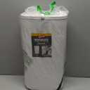 Glad Roomate Under Counter Waste Bin | Space Saving Small Trash Can for Kitchen Cabinet, Bathroom or Office | Dual Lid for Ease of Opening, 12 Liter, White