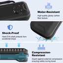 KCKTR Nintendo Switch 2 Carrying Case (2025), Hard Shell Protective Travel Portable Pouch Holds 24 game cartridges, with Game Card Slots & Inner Pocket for Accessories, Black