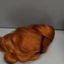 Long ginger red wig,red curly wig synthetic Heat Resistant Fiber 28inches long red braids Costume Wig for Women