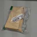 50 Pack Cookie Packaging Bags, 3.9x3.1x8.2 Inches Small Bakery Bags with Window Tin Tie Tab Lock Resealable Paper Treat Bag for Baked Goods Gift Giving and Bake Sale