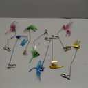 Jongdari 8pcs Dragonfly Hat Clip Realistic Fake Dragonflies Clip-On Garden Outdoor Decor Stakes Plastic Dragon Fly Clips Plant Decorations for Pot