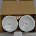 Homemory 6"x3" Outdoor Waterproof Flameless Candles, LED Candles, Battery Operated Candles with Remote and Timers, Electric Fake Plastic Pillar Candles, Ivory White, Set of 2