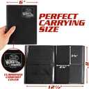 4 Pocket Trading Card Album- Matte White Binder w Side Loading Pockets, AntiTheft Anti-Drop- TCG Collector Storage Organizer for 160 Cards- Compatible with Pokmon, Yu-Gi-Oh!, MTG Magic The Gathering