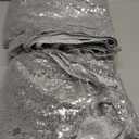 10 Packs 12 x 72 inches Silver Sequin Table Runner, Glitter Runner for Birthday Party Supplies Wedding Holiday Celebration Baby Shower Engagement Anniversary Decor