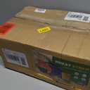 Teivio 32-Piece Kitchen Plastic Wheat Straw Dinnerware Set, Service for 8, Unbreakable Modern Dish Set - Dinner Plate/Dessert Plate/Cereal Bowl/Cup, for Apartment Essentials, Outdoor Camping,Black