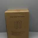 2-Pack Outdoor Wall Lanterns, Exterior Waterproof Outdoor Lights with Glass Shades, Bronze Porch Lights Wall Mounted, Anti-Rust E26 Modern Lighting Fixtures for Patio Garage Entryway Front Door (13'')