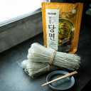 GARAK Sweet Potato Vermicelli Glass Noodles 17.64oz (500g)  Gluten-Free, Korean Style Dangmyeon for Japchae, Stir-Fry, and Asian Cooking