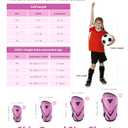 Shin Guards Soccer Kids Youth, CE Certified Airsfish Shin Guard Protection Gear for 2-18 Years Old Boys Girls Teenagers High Impact Resistant Breathable Comfortable 1 Pair 4 Sizes, XX-Small