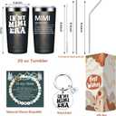 Fufandi Mimi Gifts, Best Mimi Ever - Mothers Day Christmas Birthday Gifts for Mimis, Grandma, Grandmother, New Nana - Tumbler Cup