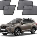 XCBYT Car Window Shades for 2019-2024 Forester Sun Shade for Car Baby Side Window with Breathable Mesh Blocking 99% UV Glare and Privacy Protection Safe Driving for Napping, Camping, Dressing (4 PCS)