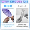 17 Pcs Winter Wonderland Decorations Kit, Blue Purple Teal Hanging Snowflake Ornaments, Happy Birthday Banner, Paper Fans, Pompoms Set for Girls 1st 2nd 3rd 4th 5th Frozen Themed Birthday Supplies