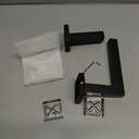 FEILERN Toilet Paper Holder, Wall Mounted Post Pivoting Square Tissue Holders Roll Holder Hangers for Bathroom, Commercial Toilet Paper Dispenser, Matte Black