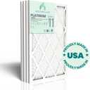 Accumulair Platinum 21x23x1 MERV 11 HVAC Air Filter (4-Pack) | Replacement Air Filter for AC and Furnace | Made in USA | Actual Size 20.75 x 22.75 x 0.75
