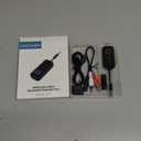 Premium Pro Bluetooth 5.4 Transmitter Receiver,Airplane Audio Adapter,Wireless Transmitter for TV/Travel Flight,Airline,Gym.Compatible with 2 AirPods/Headphones,Bluetooth Receiver for Car/Home Stereo (Black)