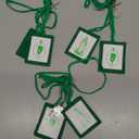 Green Scapular, 3 Pack Bulk Scapulars Catholic Of Immaculate Heart of Mary Green, Escapularios Catolicos Scapular Catholic Necklaces Religious Gift For Women Man With St Benedict Medal Crucifix