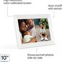 Aura Digital Picture Frame - 10.1" HD Display | Wirecutter's Best Digital Frame | Text Photos Directly to Your Frame from Anywhere | Quick & Easy Setup Over WiFi - Free Aura App | No ads or fees