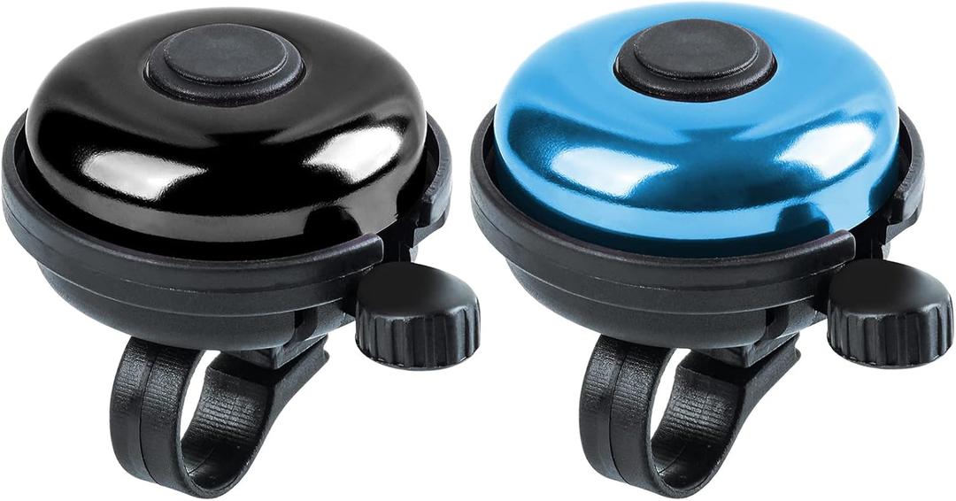 Classic Bike Bell, Aluminum Bicycle Bell, Loud Crisp Clear Sound Bicycle Bike Bell for Adults Kids, Blue