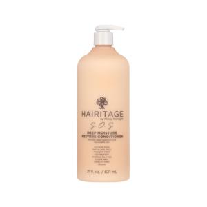 Hairitage S.O.S. Deep Moisture & Restore Deep Conditioner with Safflower Oil for Dry, Thick Hair - Hydrating - for Coily + Curly + Wavy Hair Types - Vegan for Women + Men, 21 Fl. Oz.