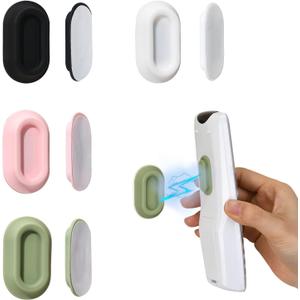 XYOFUN Magnetic Remote Control Holder Wall Mount - 4 Pcs No Drill Self-Adhesive Organizer for Air Conditioner & TV Remotes, Storage Caddy for Televisions Backside - Multicolor