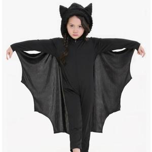 COOLJOY Kids Unisex Vampire Bat Costume, Jumpsuit Halloween Cosplay Costume Set, Large