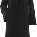 Men's Cosplay Cloak Robe Costume Halloween Tunic Hooded Uniform (Medium, Black)