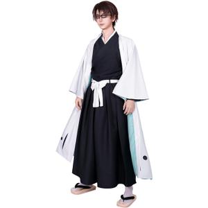 OSIAS Men Anime Aizen Sousuke Cosplay Costume Medium