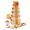 Broadway Basketeers Gourmet Food Gift Basket Snack Gifts for Women, Men, Families, Delivery for, Appreciation, Thank You, Birthday, Corporate, Congratulations (Tower)