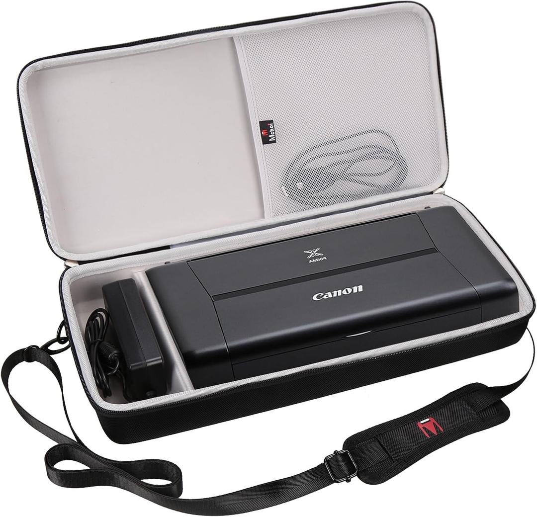 Mchoi Hard Case Fits for Canon PIXMA TR150 / iP110 / TR160 Wireless Mobile Printer, Case Only (Black)