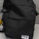 Travel Backpack For Women Men Airline Approved Carry On Backpack, Waterproof Outdoor Sports Rucksack Weekender Overnight College Business Backpack Fits 15.6 Inch Laptop - Black (Medium)
